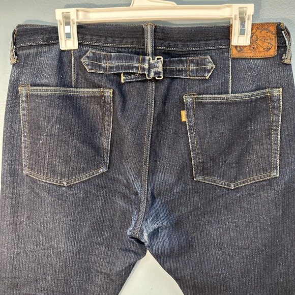 Graph Zero 086-441-9056 16oz Japanese Selvedge Denim Jeans Slim Straight Size 36 - Picture 4 of 14